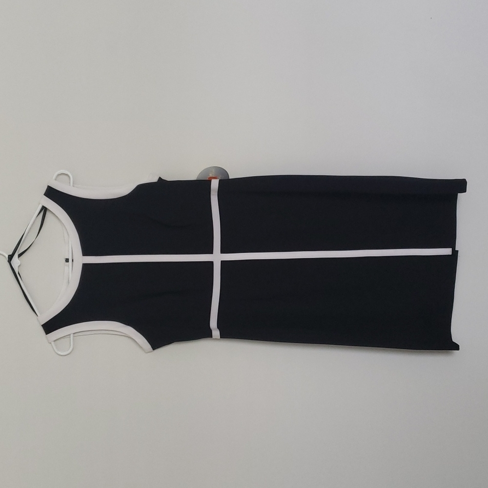Black and white dress